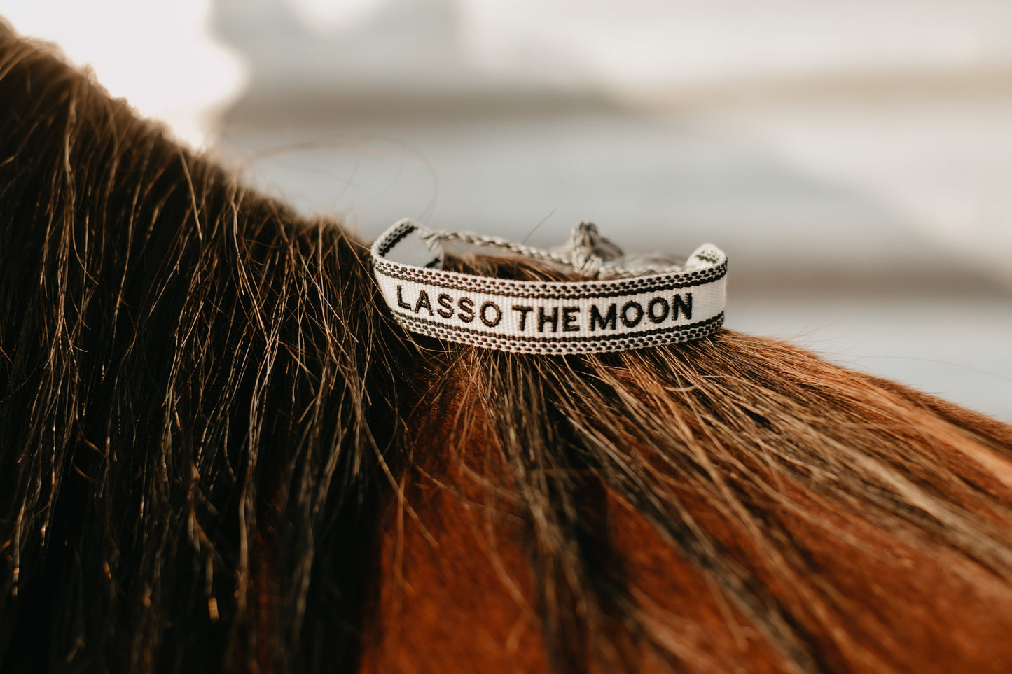 Milton Menasco x Tenlea Hunter - LASSO THE MOON Woven Bracelet