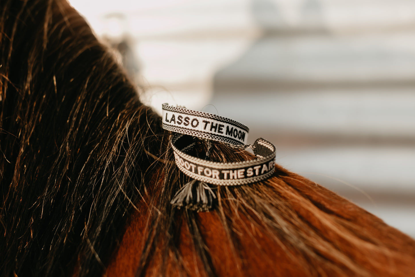 Milton Menasco x Tenlea Hunter - SHOOT FOR THE STARS Woven Bracelet