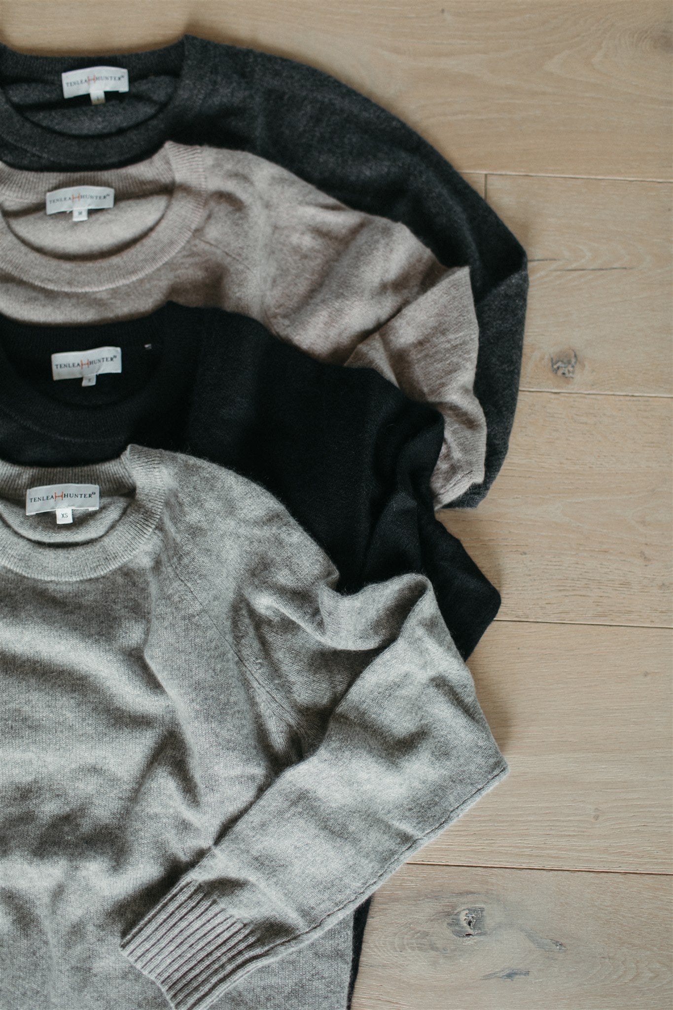 Cashmere Crewneck Sweatshirt in Stonewood Heather