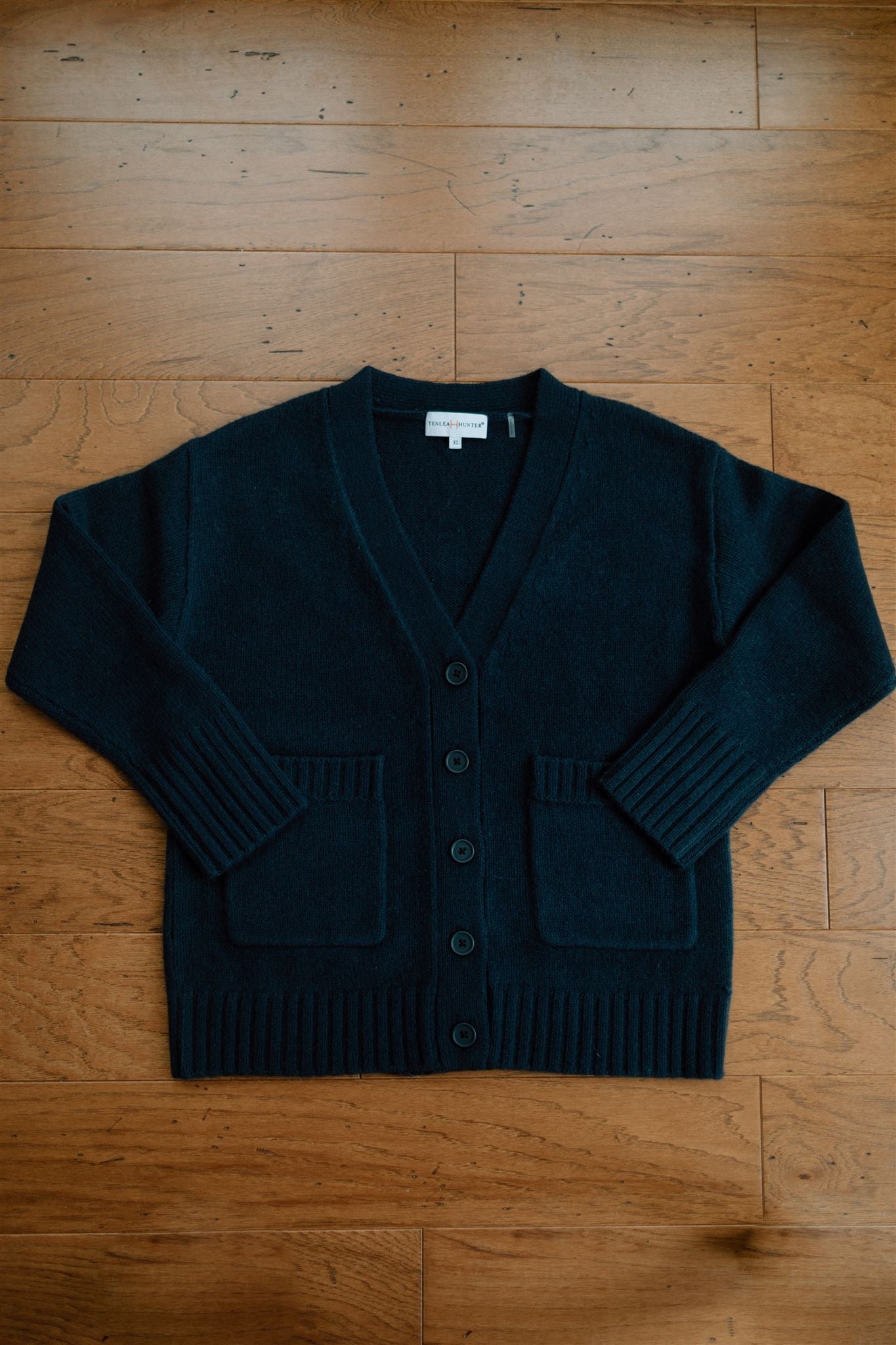 Cozy Cashmere Cardigan in Navy